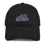 MVMT Distressed Dad Hat - Black (#107)